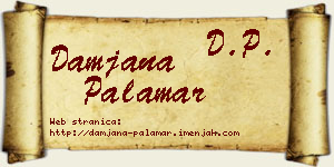 Damjana Palamar vizit kartica